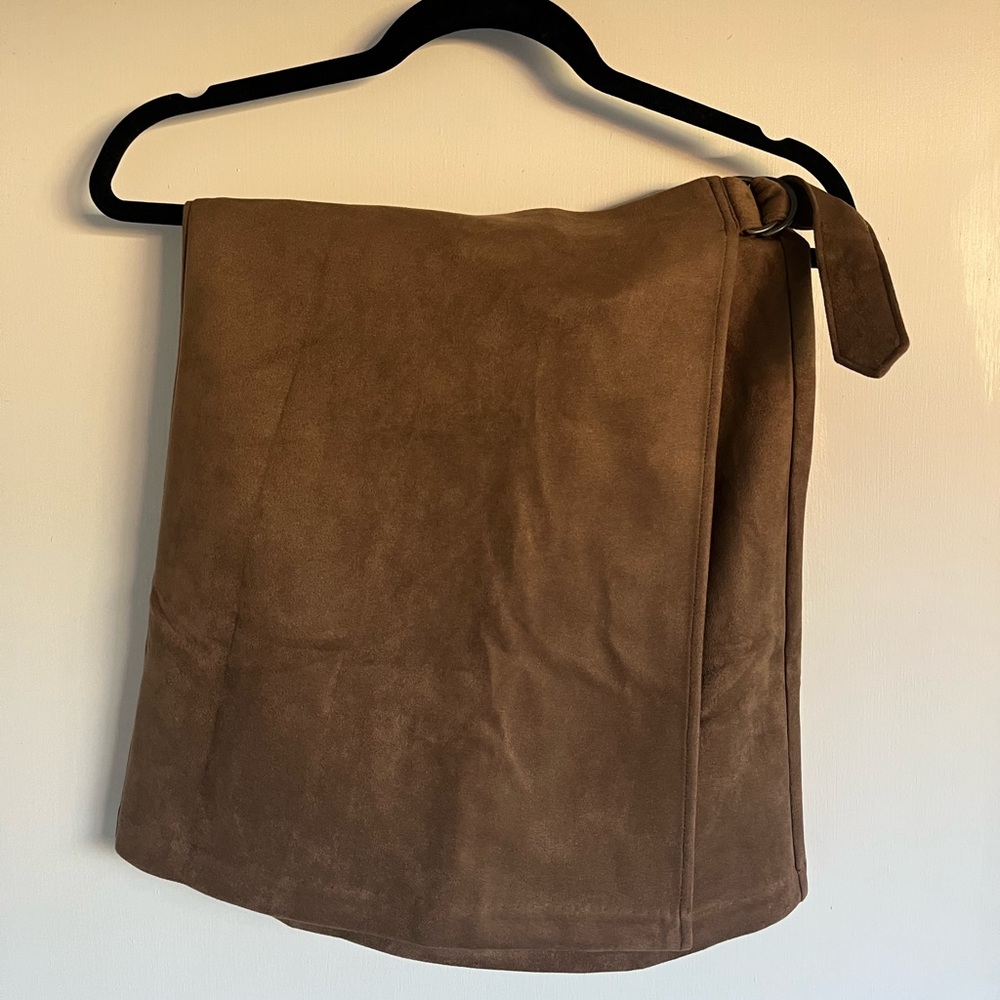 Faux sure wrap skirt